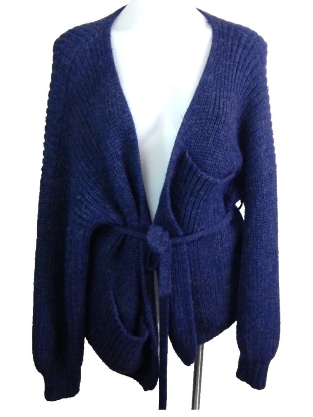 First Rite 100% Alpaca Wrap Cardigan - Picture 2 of 5